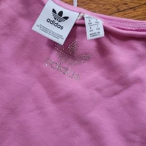 Adidas Cropped Rhinestone Sweatshirt
